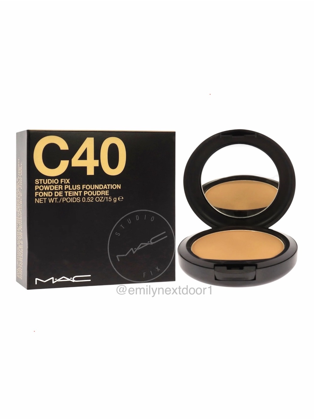 MAC Cosmetics Studio Fix Powder Plus Foundation -C40- [ORIGINAL FORMULA] NEW